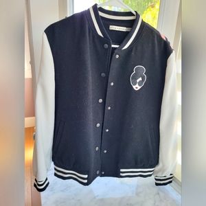 alice+olivia baseball jacket size S